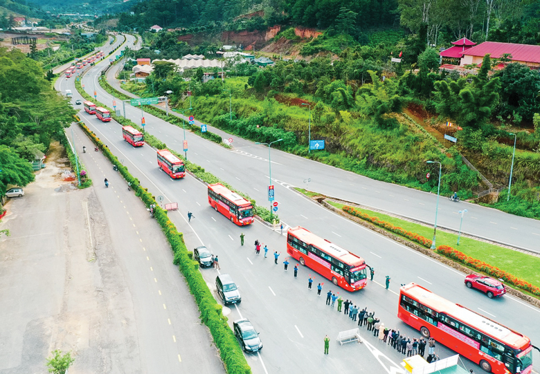 Lâm Đồng đón người dân từ vùng dịch trở về quê trong những ngày các tỉnh miền Nam đang thực hiện giãn cách xã hội. 