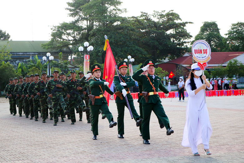 Lực lượng vũ trang huyện Đạ Tẻh luôn phấn đấu hoàn thành xuất sắc mọi nhiệm vụ được giao