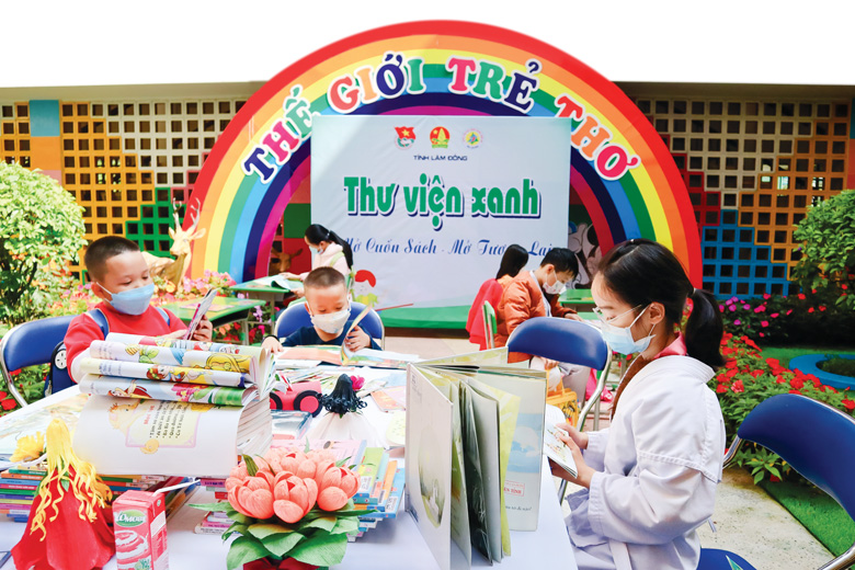 Mô hình Thư viện xanh tại Trung tâm Hoạt động Thanh, thiếu nhi tỉnh góp phần phát triển văn hóa đọc trong thiếu nhi