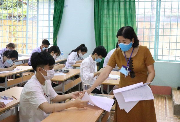 Thí sinh dự tốt nghiệp trung học phổ thông